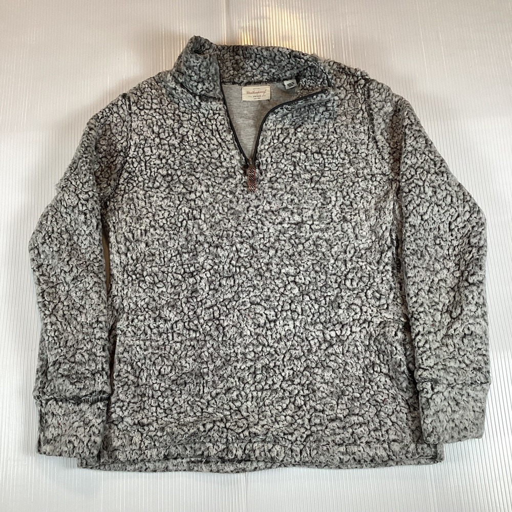 Weatherproof Womens Jacket Size M 1/4 Zip Long Sleeve Sherpa Casual Comfort